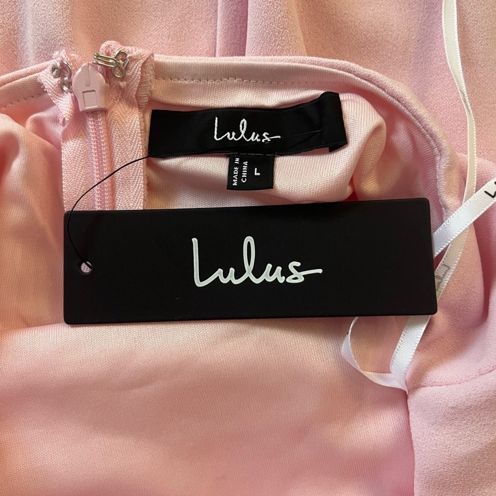 Lulus Majestic Perfection Light Pink Ruffled Halter Maxi Dress - Picture 11 of 14
